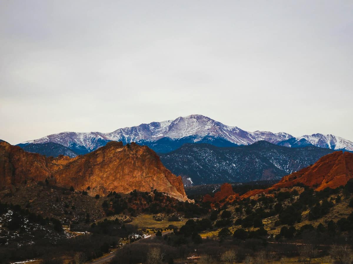 Two Peaks Fleet Services truck in Colorado Springs